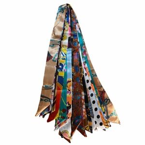 Satin Purse Scarves Set of 5 - Assorted Designs